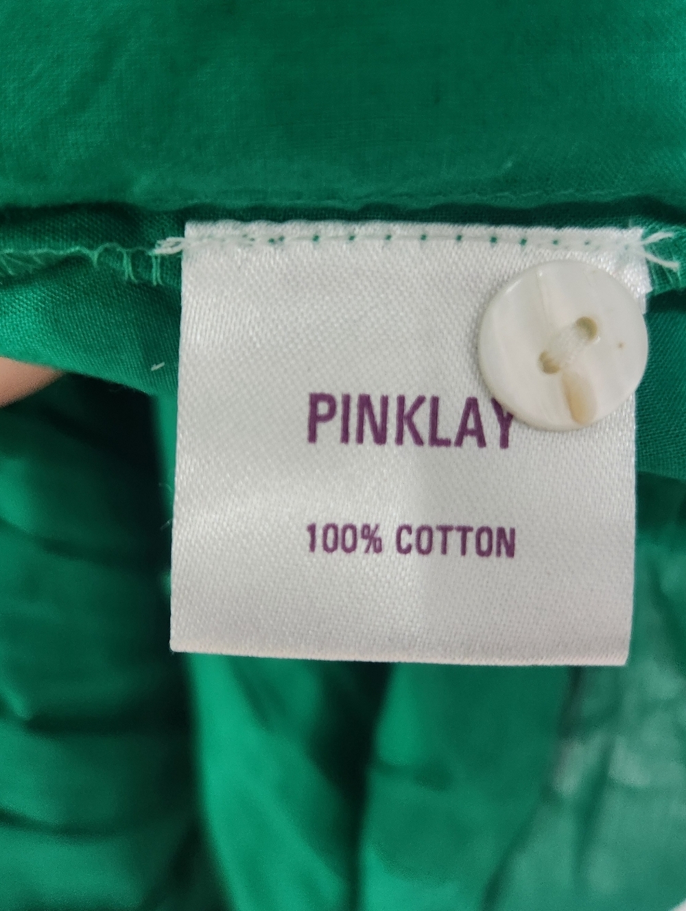 Pinklay Green Dress Size M New With Tag - Picture 5 of 5